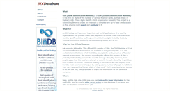 Desktop Screenshot of bindatabase.net